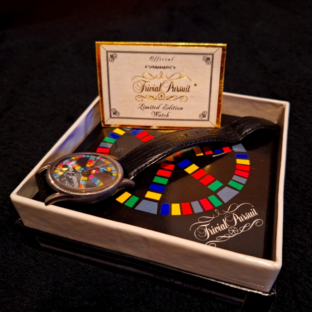 Pre-owned Rare 1994 Collectors Trivial Pursuit Limited Edition Watch